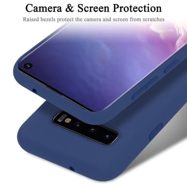 Samsung Galaxy S10 5G silikondeksel case (blå)
