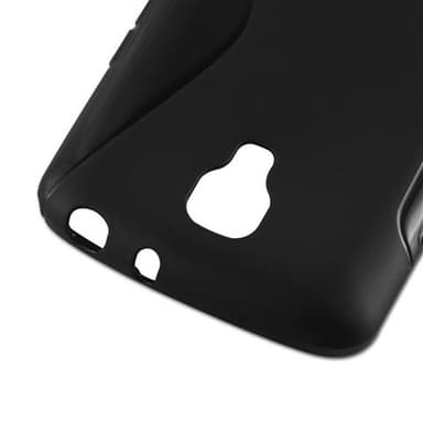 LG F70 silikondeksel case (svart)