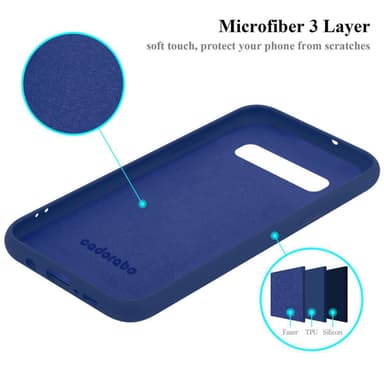 Samsung Galaxy S10 5G silikondeksel case (blå)