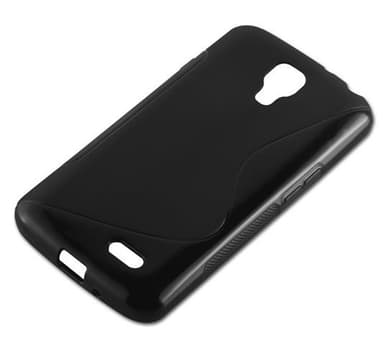LG F70 silikondeksel case (svart)