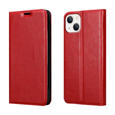 iPhone 14 PLUS lommebokdeksel case (rød)