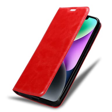 iPhone 14 PLUS lommebokdeksel case (rød)