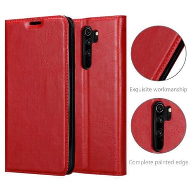 Xiaomi RedMi NOTE 8 PRO lommebokdeksel case (rød)