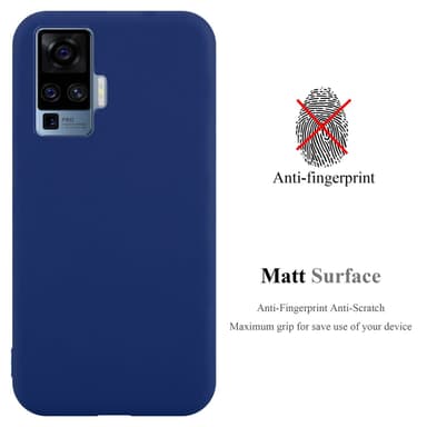 Deksel Vivo X51 5G Silikon cover (Blå)