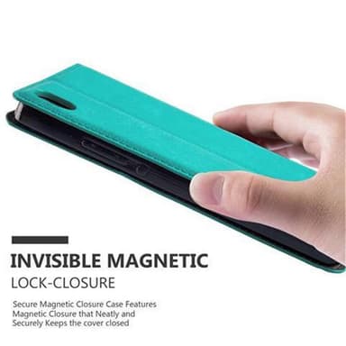 Huawei ASCEND P7 lommebokdeksel case (turkis)