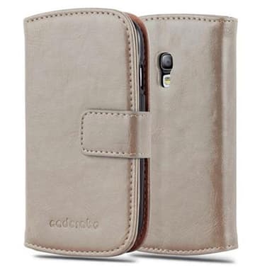 Samsung Galaxy S3 MINI lommebokdeksel etui (brun)