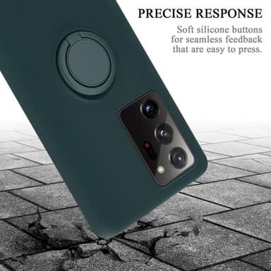 Deksel Samsung Galaxy NOTE 20 ULTRA Ring Case (grønn)