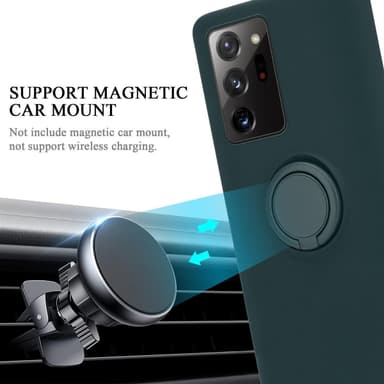Deksel Samsung Galaxy NOTE 20 ULTRA Ring Case (grønn)