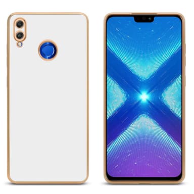 Honor 8X silikondeksel case (hvit)