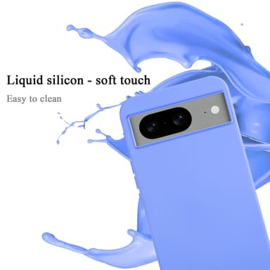 Google PIXEL 8 silikondeksel case (Lilla)
