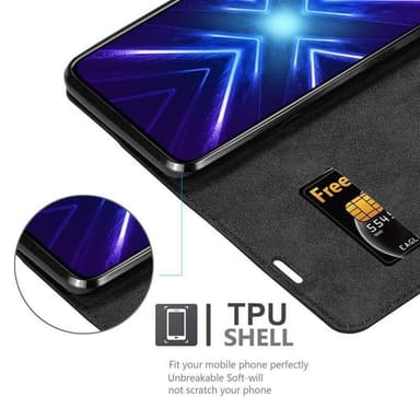Honor 9X PRO lommebokdeksel case (svart)