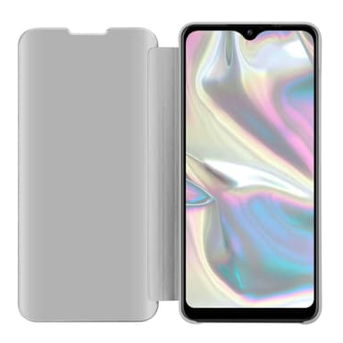 Samsung Galaxy A70e lommebokdeksel etui (sølv)