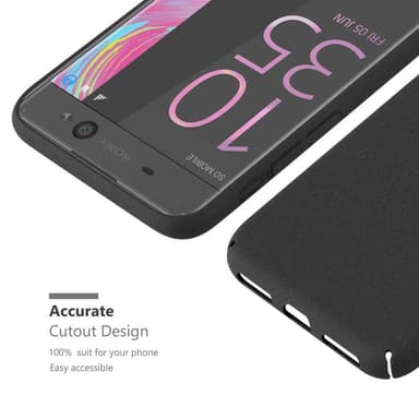 Sony Xperia XA Hardt Deksel Cover (svart)