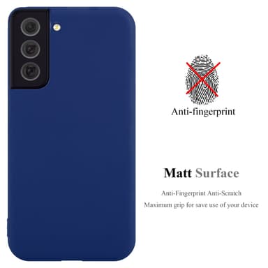 Deksel Samsung Galaxy S22 PLUS Silikon cover (blå)