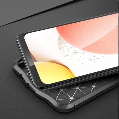 Samsung Galaxy A12 / M12 Deksel Kunstskinn (svart)