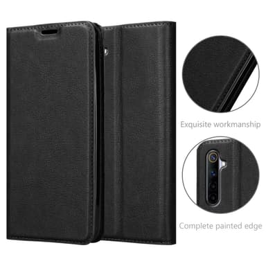 Realme 6 4G / 6s lommebokdeksel case (svart)