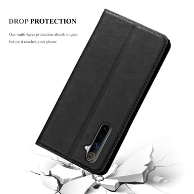 Realme 6 4G / 6s lommebokdeksel case (svart)