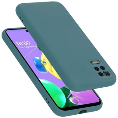 LG K52 / K62 / Q52 silikondeksel case (Grønn)