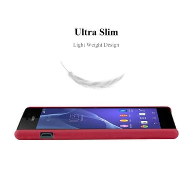 Sony Xperia M2 / M2 AQUA Hardt Deksel Cover (rød)