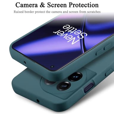 OnePlus 11 5G silikondeksel case (Grønn)