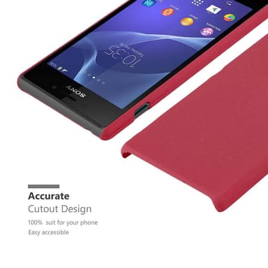 Sony Xperia M2 / M2 AQUA Hardt Deksel Cover (rød)