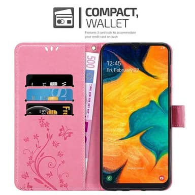 Samsung Galaxy A20 / A30 / M10s lommebokdeksel Blomster