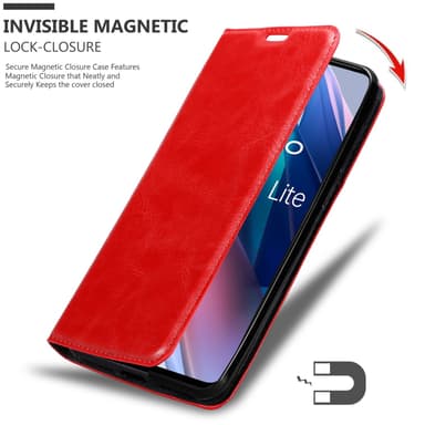 Oppo FIND X3 LITE lommebokdeksel case (rød)