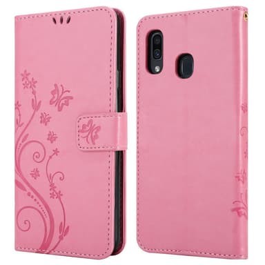 Samsung Galaxy A20 / A30 / M10s lommebokdeksel Blomster