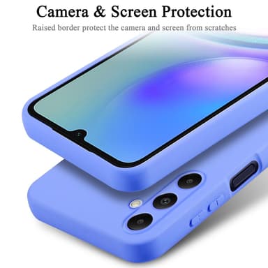 Samsung Galaxy A05s silikondeksel case (lilla)
