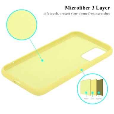 Xiaomi RedMi 9T / POCO M3 silikondeksel case (gul)