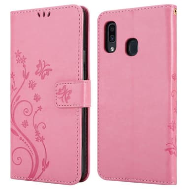 Samsung Galaxy A20 / A30 / M10s lommebokdeksel Blomster