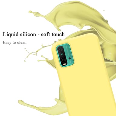 Xiaomi RedMi 9T / POCO M3 silikondeksel case (gul)