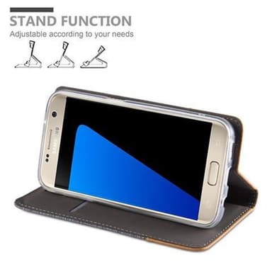 Samsung Galaxy S7 lommebokdeksel etui (grå)