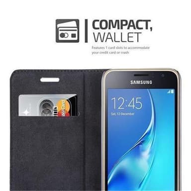 Samsung Galaxy J1 2016 lommebokdeksel case (brun)