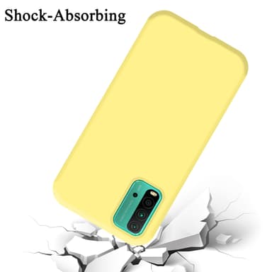 Xiaomi RedMi 9T / POCO M3 silikondeksel case (gul)