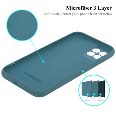 Realme 8i / Narzo 50 4G silikondeksel case (Grønn)
