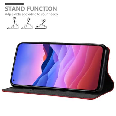 ZTE Blade V2020 lommebokdeksel case (rød)