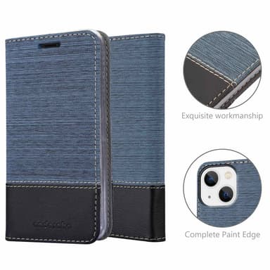 iPhone 14 lommebokdeksel etui (blå)