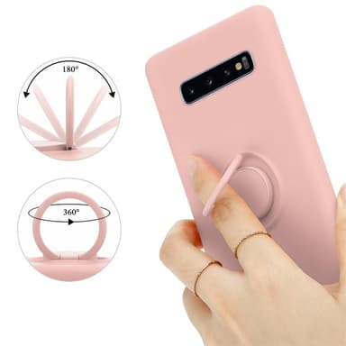 Deksel Samsung Galaxy S10 4G Ring Case (rosa)