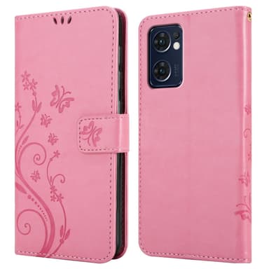 Oppo FIND X5 LITE / Reno7 5G lommebokdeksel Blomster