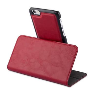 Lommebokdeksel iPhone 6 / 6S case (rød)