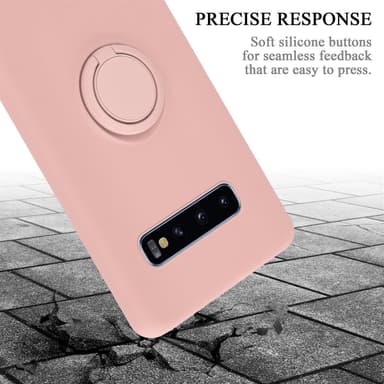 Deksel Samsung Galaxy S10 4G Ring Case (rosa)