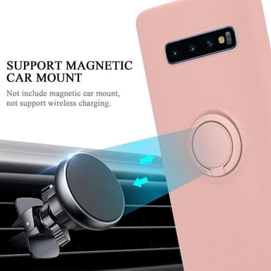Deksel Samsung Galaxy S10 4G Ring Case (rosa)