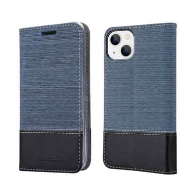 iPhone 14 lommebokdeksel etui (blå)