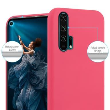 Deksel Honor 20 PRO Silikon cover (rød)
