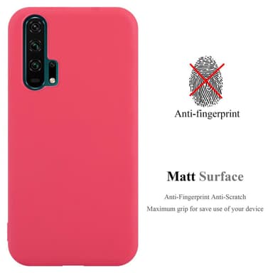 Deksel Honor 20 PRO Silikon cover (rød)