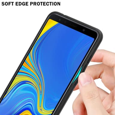 Deksel Samsung Galaxy A7 2018 Case Cover (svart)