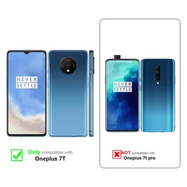 OnePlus 7T Skjermbeskytter Skärmskydd (svart)
