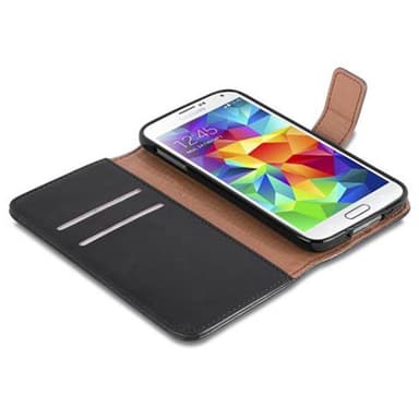 Samsung Galaxy S5 / S5 NEO lommebokdeksel etui (svart)