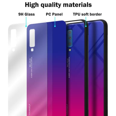 Deksel Samsung Galaxy A7 2018 Case Cover (svart)